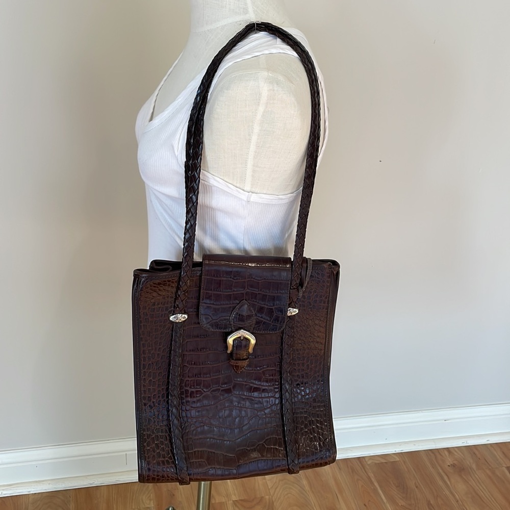 Brighton vintage 1996 Donna brown leather shoulder bag